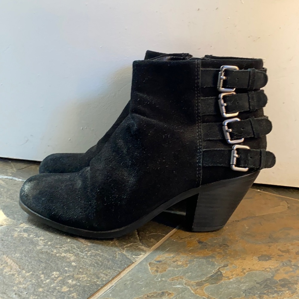 Sam Edelman Lucca suede ankle buckle bootie - Picture 1 of 8